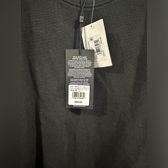 NWT HUDSON Women's Shoulder Pad Sleeveless T-Shirt - Picture 13 of 14